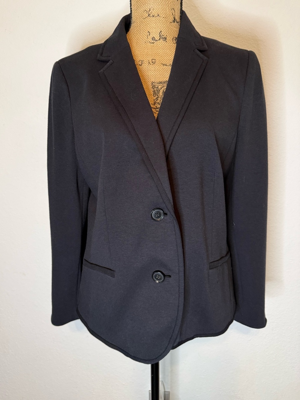 Talbots Aberdeen Black Blazer 16 petite
